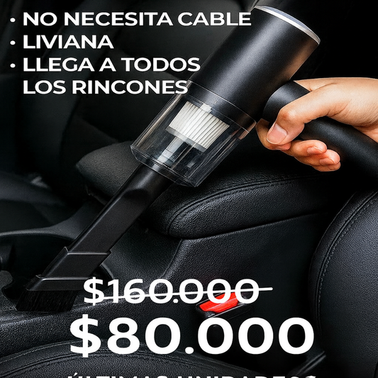 Mini Aspiradora De Mano Carro Portatil