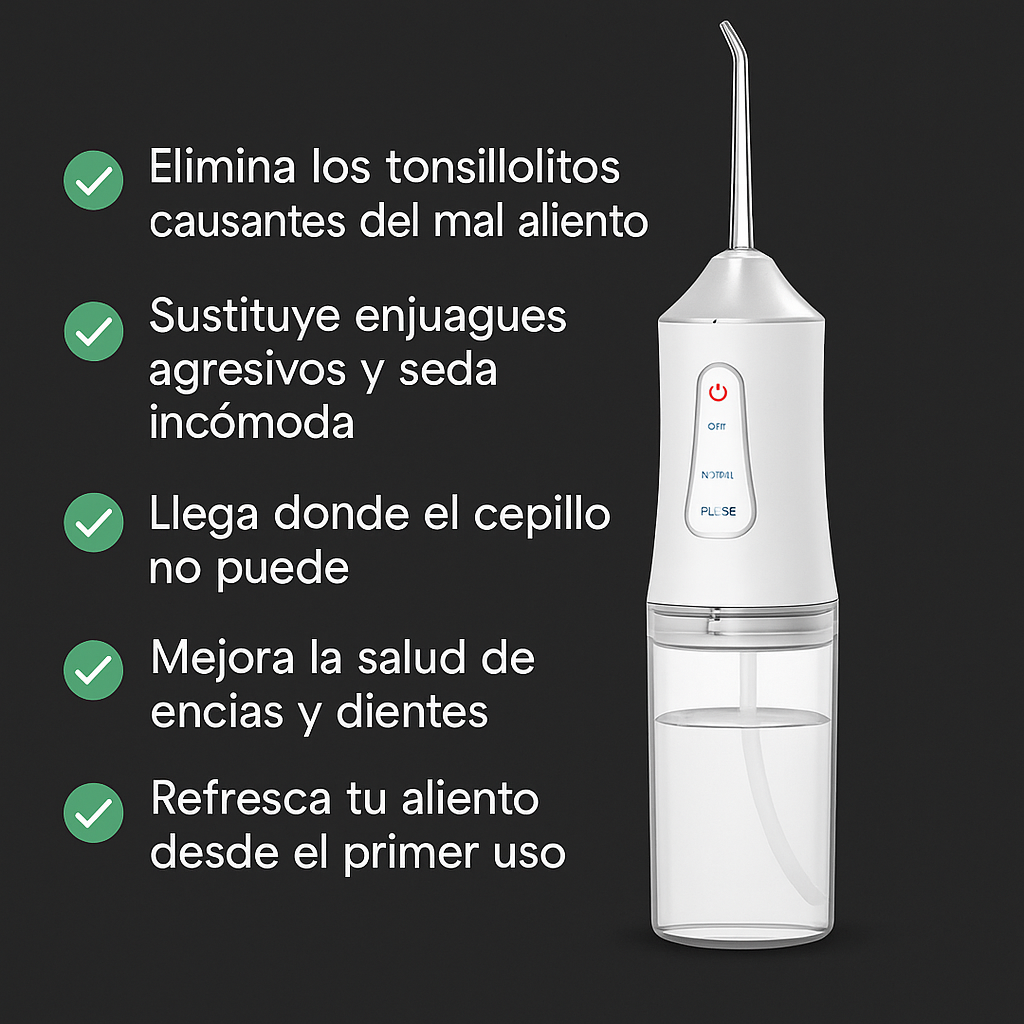 irrigador dental 2X1